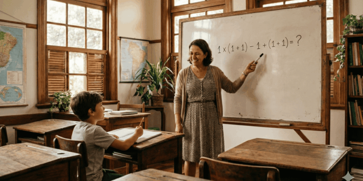 Equação desafiadora: 1 x (1 + 1) – 1 + (1 + 1), qual é o resultado?