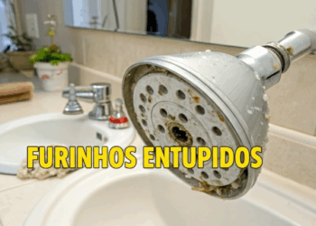 Nem desentupidor, nem produto químico: como limpar seu chuveiro entupido de forma fácil