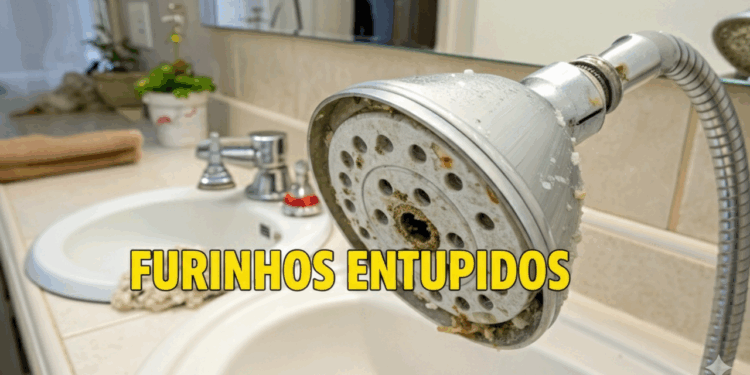 Nem desentupidor, nem produto químico: como limpar seu chuveiro entupido de forma fácil