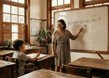 Qual é o resultado de (17 + 17) + (17 + 17) x 17? Só quem domina matemática acerta