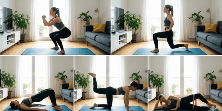 5 exercícios para aumentar os glúteos em casa sem precisar de academia