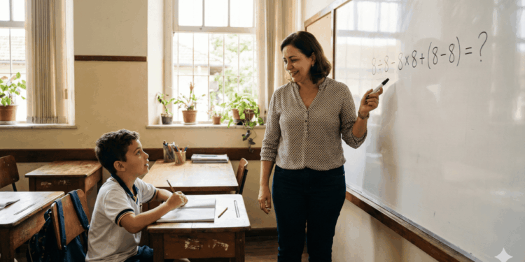 Parece simples, mas essa conta com 8 está enganando todo mundo