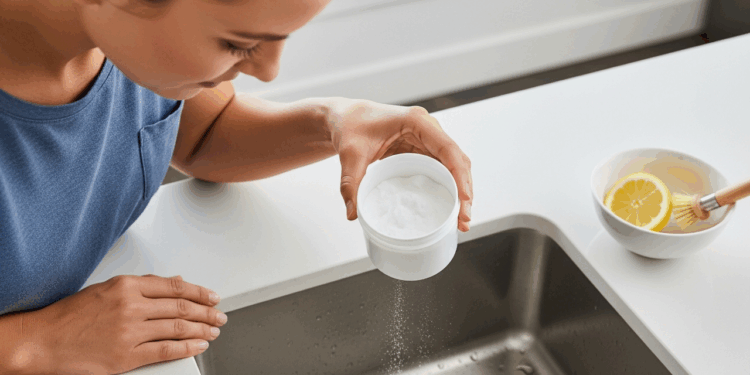 Se o mau cheiro no ralo incomoda sua casa, este hábito simples com bicarbonato pode resolver