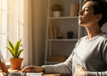 Respiração, postura e movimento: como três gestos curtos despertam o seu corpo sem precisar de café
