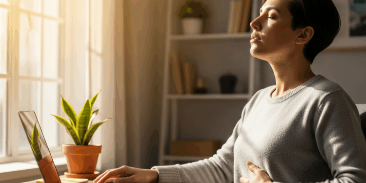 Respiração, postura e movimento: como três gestos curtos despertam o seu corpo sem precisar de café