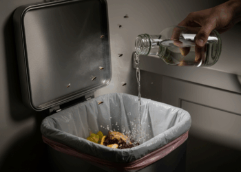 Você lava a lixeira, mas o cheiro ruim volta e o vinagre pode fazer diferença no dia a dia