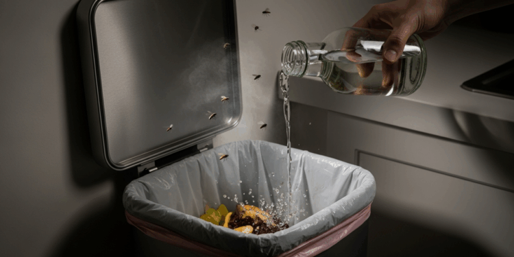 Você lava a lixeira, mas o cheiro ruim volta e o vinagre pode fazer diferença no dia a dia