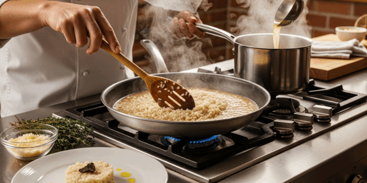 Risoto de chef na sua cozinha: truques para ter uma cremosidade impecável
