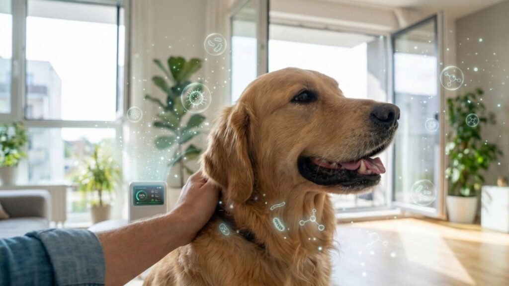 Como seu cachorro altera a qualidade do ar da sua casa, segundo este estudo