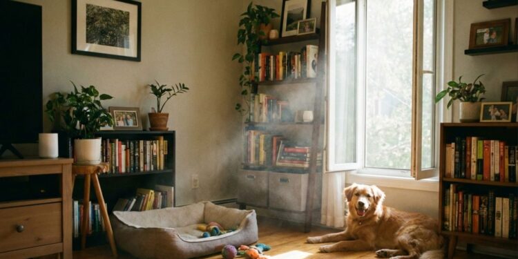 Como seu cachorro altera a qualidade do ar da sua casa, segundo este estudo