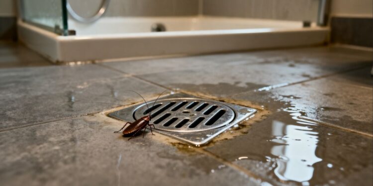 Por que baratas aparecem no banheiro mesmo sem lixo exposto ou comida no ambiente