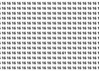 Encontre o número 61 entre vários números 16 em apenas 12 segundos neste desafio