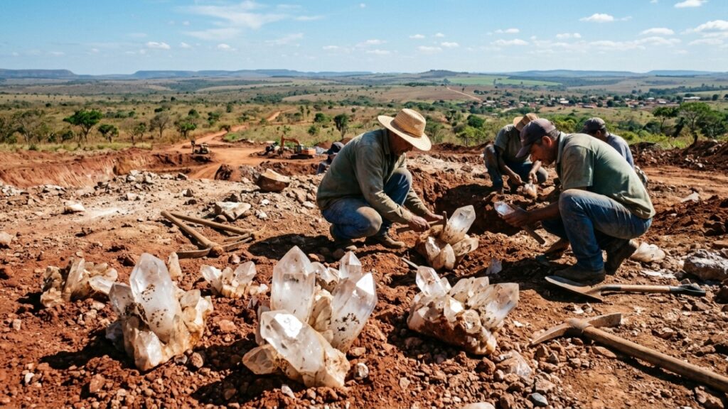 A cidade goiana que fica a quase 1.200 metros de altura sobre a maior reserva de cristal do mundo