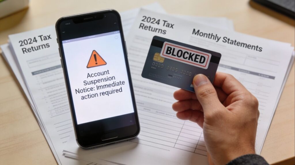 Receita Federal suspenderá todas as contas bancárias e cartões de crédito dos contribuintes na base de dados