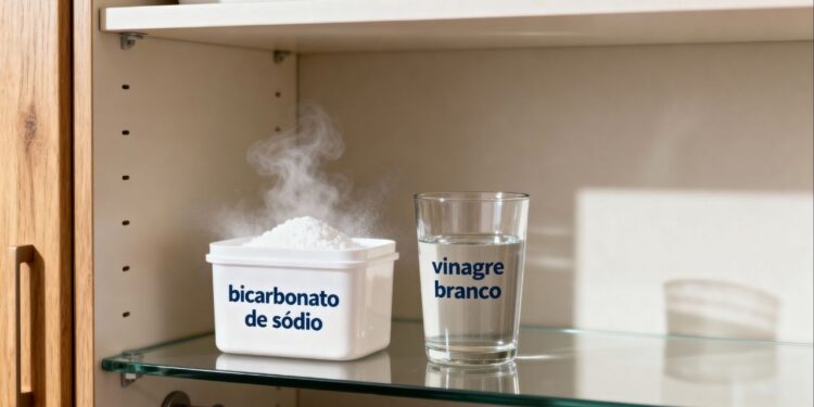 Seu guarda-roupa não vai mais ficar com cheiro de mofo: só 2 colheres de bicarbonato, 1 copo de vinagre branco e 1 recipiente aberto já ajudam