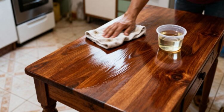 Seus móveis de madeira não servirão mais de alvo para cupins: só 5 colheres de vinagre branco, 300 ml de água e 1 pano úmido já ajudam