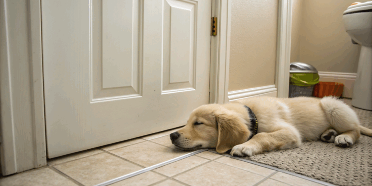 Seu cachorro não sai do seu lado nem quando você vai ao banheiro? Há um motivo