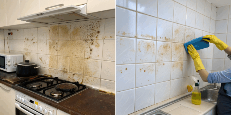 Nem produtos caros nem esforço: como remover gordura grudada na parede da cozinha