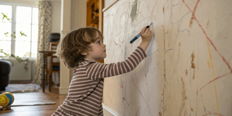 Cinco técnicas para tirar manchas de caneta da parede sem danificar a pintura