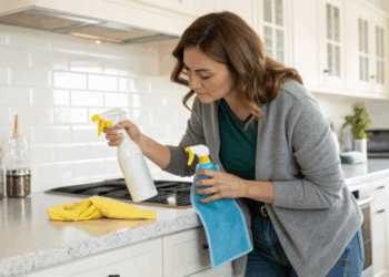 Truque caseiro para deixar a sua cozinha brilhando e sem sujeira grudada em apenas 1 minuto