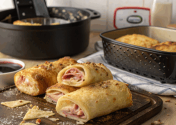 Nem fritura, nem forno: o jeito mais prático de fazer enroladinho na airfryer