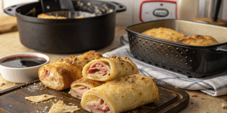 Nem fritura, nem forno: o jeito mais prático de fazer enroladinho na airfryer