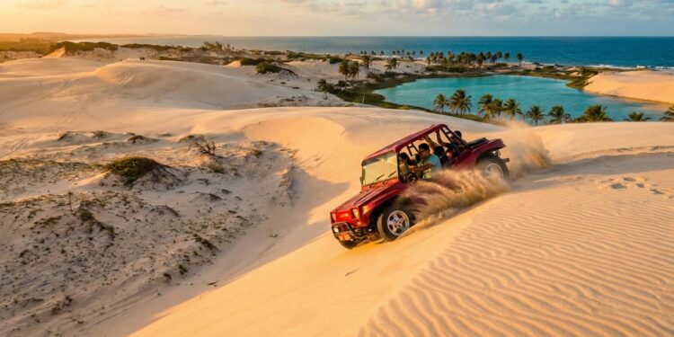 O “Saara brasileiro” onde dunas gigantes se movem diariamente e lagoas aparecem no meio do nada