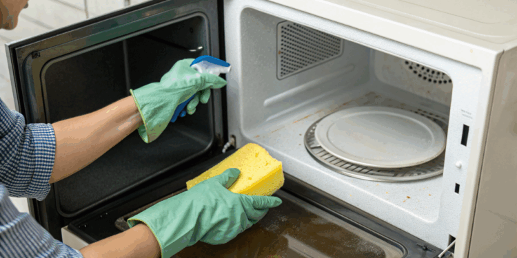 Como vinagre e limão podem salvar seu micro-ondas com sujeira encrostada