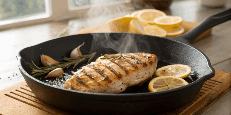 Frango grelhado com limão e alho: 5 passos para preparar em menos de 15 minutos