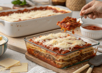 Lasanha de carne moída caseira: montagem e temperos que fazem diferença no sabor final