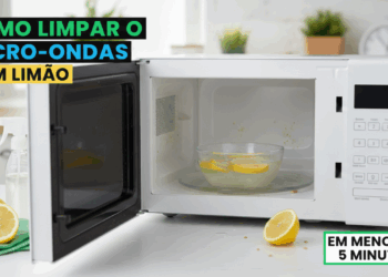 Como limpar o micro-ondas com limão e remover gordura em minutos