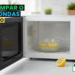 Como limpar o micro-ondas com limão e remover gordura em minutos