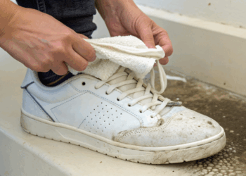 Nem alvejante nem máquina: a forma segura de limpar seu tênis encardido e manter a cor