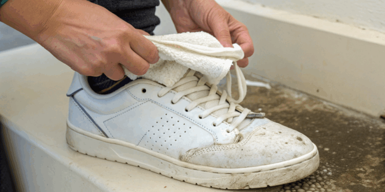 Nem alvejante nem máquina: a forma segura de limpar seu tênis encardido e manter a cor