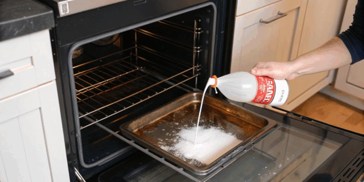 Como limpar o forno em 10 minutos e evitar produtos químicos fortes com misturinha mágica