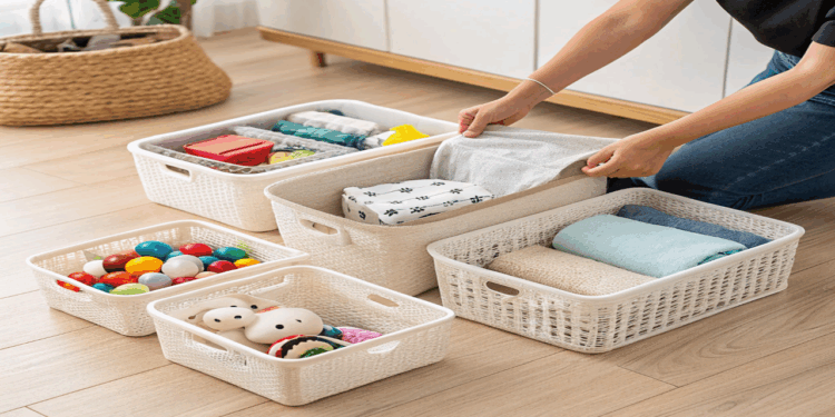 Pequenos ajustes, grande efeito: cestas que eliminam a bagunça invisível