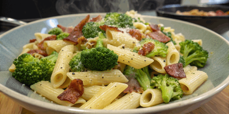 Aprenda a fazer macarrão com brócolis e bacon delicioso em menos de 30 minutos