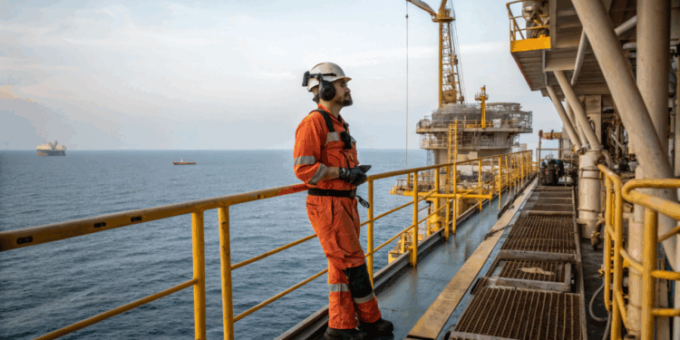 Profissão que folga até seis meses por ano: veja quanto ganha quem trabalha em plataforma de petróleo