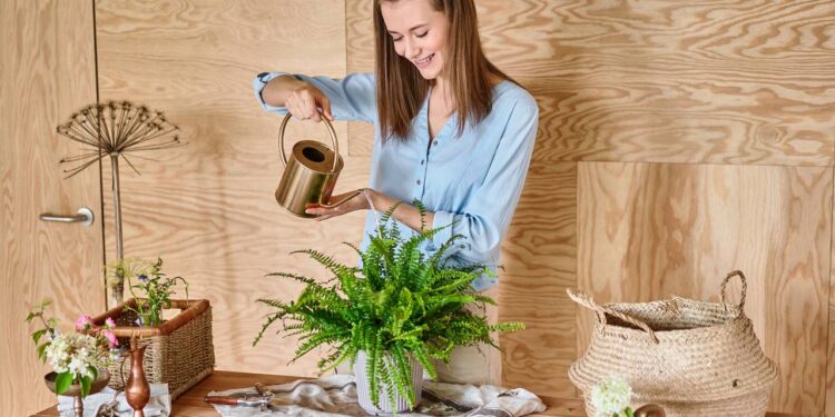 Samambaia murcha depois da viagem? Conheça o método do barbante de algodão que salva o seu jardim