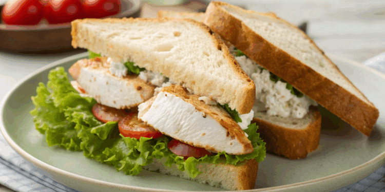 Este sanduíche de frango e cottage pode transformar sua rotina de refeições leves
