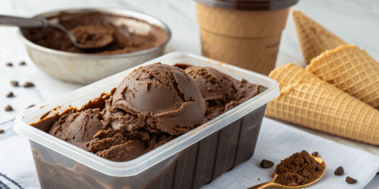 A receita de sorvete de chocolate sem máquina, que rende mais de 1 litro com apenas 1 ingrediente