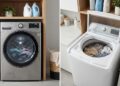 Lavadora de abertura frontal versus lavadora de abertura superior: qual a diferença entre as máquinas de lavar roupa?