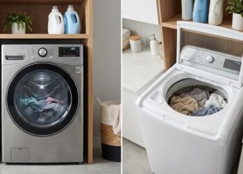 Lavadora de abertura frontal versus lavadora de abertura superior: qual a diferença entre as máquinas de lavar roupa?