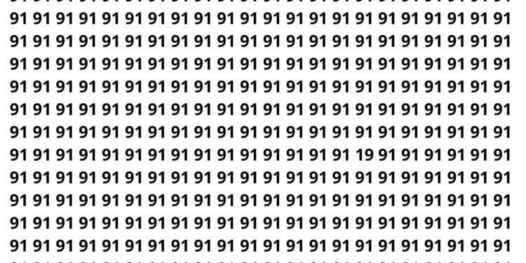 Apenas 5 em cada 20 pessoas conseguem achar este número escondido