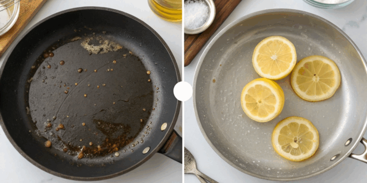 Panelas engorduradas nunca mais: o truque do limão com água quente que tira gordura encrostada