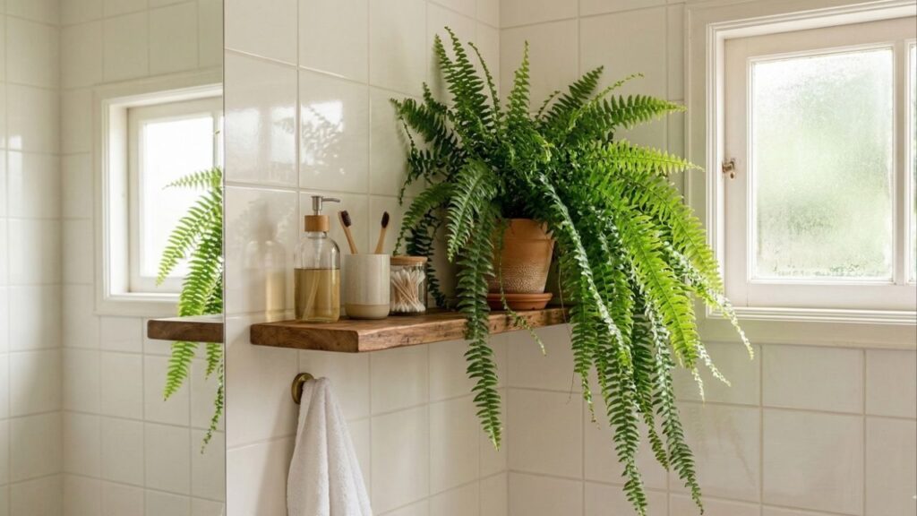 5 plantas que ajudam a evitar mofo no banheiro pequeno, sobrevivem com pouca luz e reduzem o cheiro de umidade