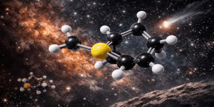 Descoberta cientifica de molécula com enxofre no espaço ajuda a explicar origem da vida