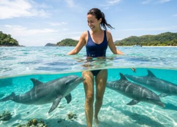 A 50 km da capital, existe uma cidade que ajudou a dividir o mundo, com praias cristalinas e golfinhos únicos