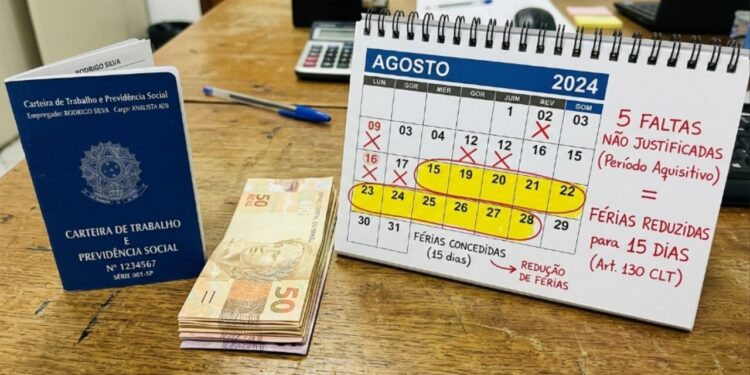 Fim das férias de 30 dias com a lei trabalhista em vigor em 2026 e trabalhadores se preocupam