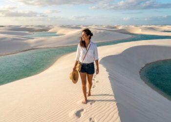 A região de dunas que ficou pouco explorada por anos e hoje impressiona com paisagens surreais que mudam de forma com o vento